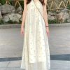 2023 Summer Spaghetti Strap Dress for Women, Sweet French Long Beach Dress, Flattering Fit, Vacation Style