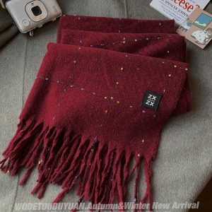 2023 Women's Imitation Cashmere Scarf - Plaid High-End Shawl Neck Warmer for Autumn and Winter Fashion Trend