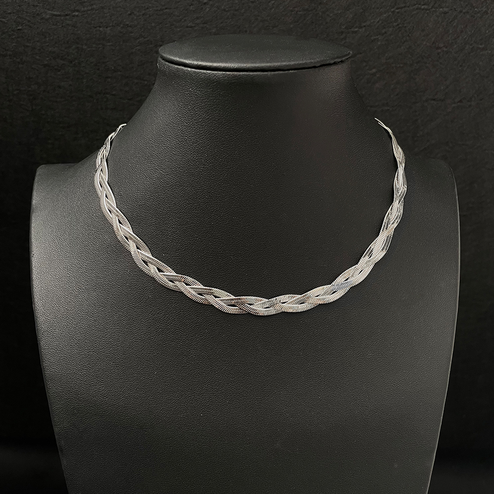 2025 Light Luxury Stainless Steel Titanium Necklace for Women and Men, Colorfast Clavicle Chain Accessory