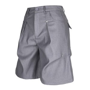 2025 Summer Pleated Casual Trousers - Trendy Versatile Five-Point Shorts for Effortless Style
