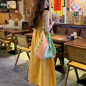 2025 Summer Women's V-Neck Sleeveless A-Line Dress - Unique Slim Fit Trendy Fashion for a Beautiful Temperament
