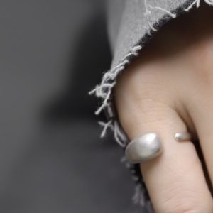 925 Silver Minimalist Versatile Personality Ring - Retro Trendy Jewelry for Women, Perfect for Index Finger, Niche Design