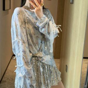 Age-Defying Lightweight Long Sleeve T-Shirt with 3D Bow, Cute Sweet and Spicy Design, Sun Protection, Trendy Fashion Top
