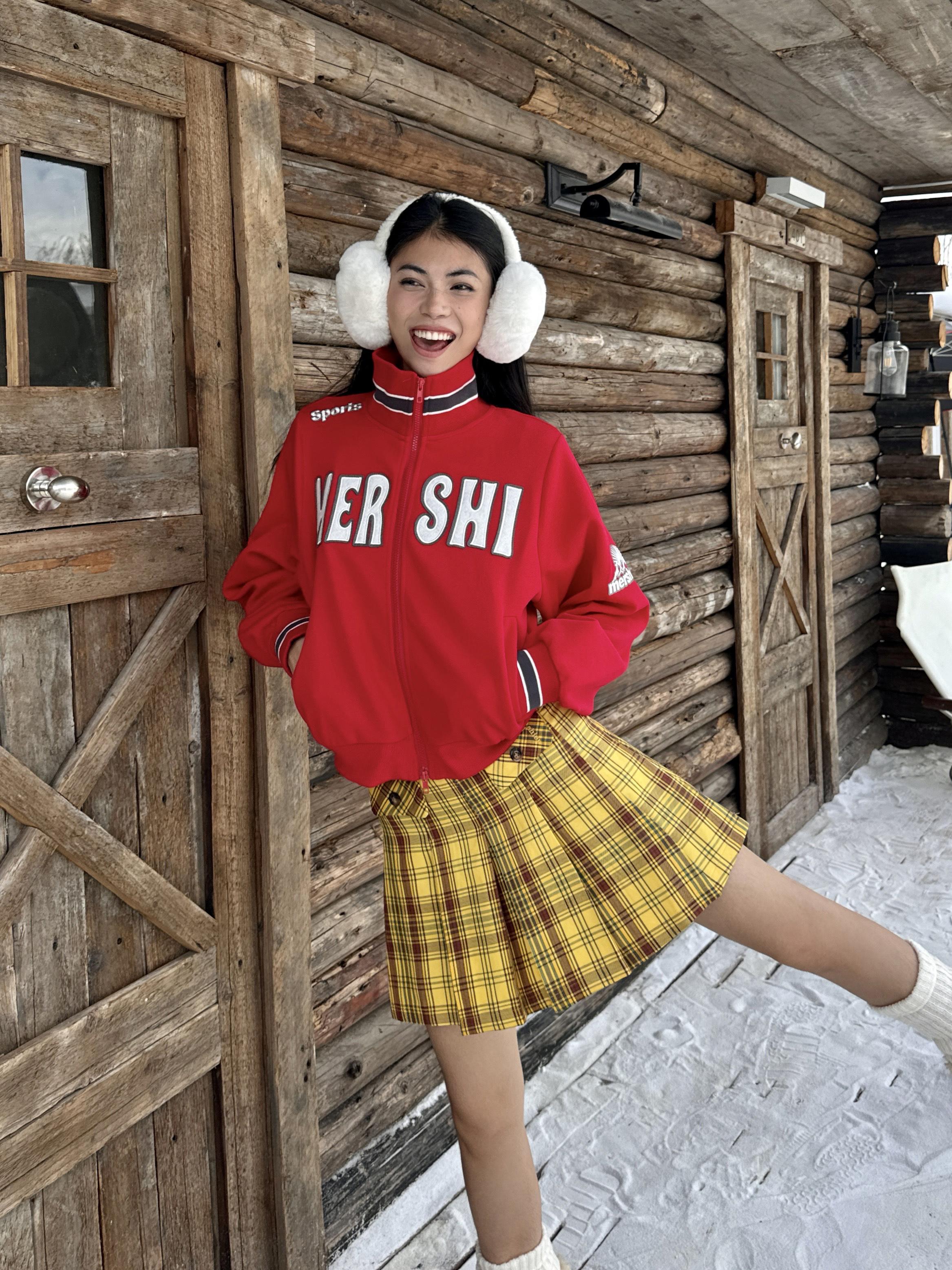 American Retro Yellow Plaid Pleated Skirt with Pockets - Slimming College Style Short Skirt for Y2K Fashion Enthusiasts