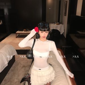 American Style Sexy Camisole and High-Waisted Safety Shorts Set - Spring Vacation Essentials for Women