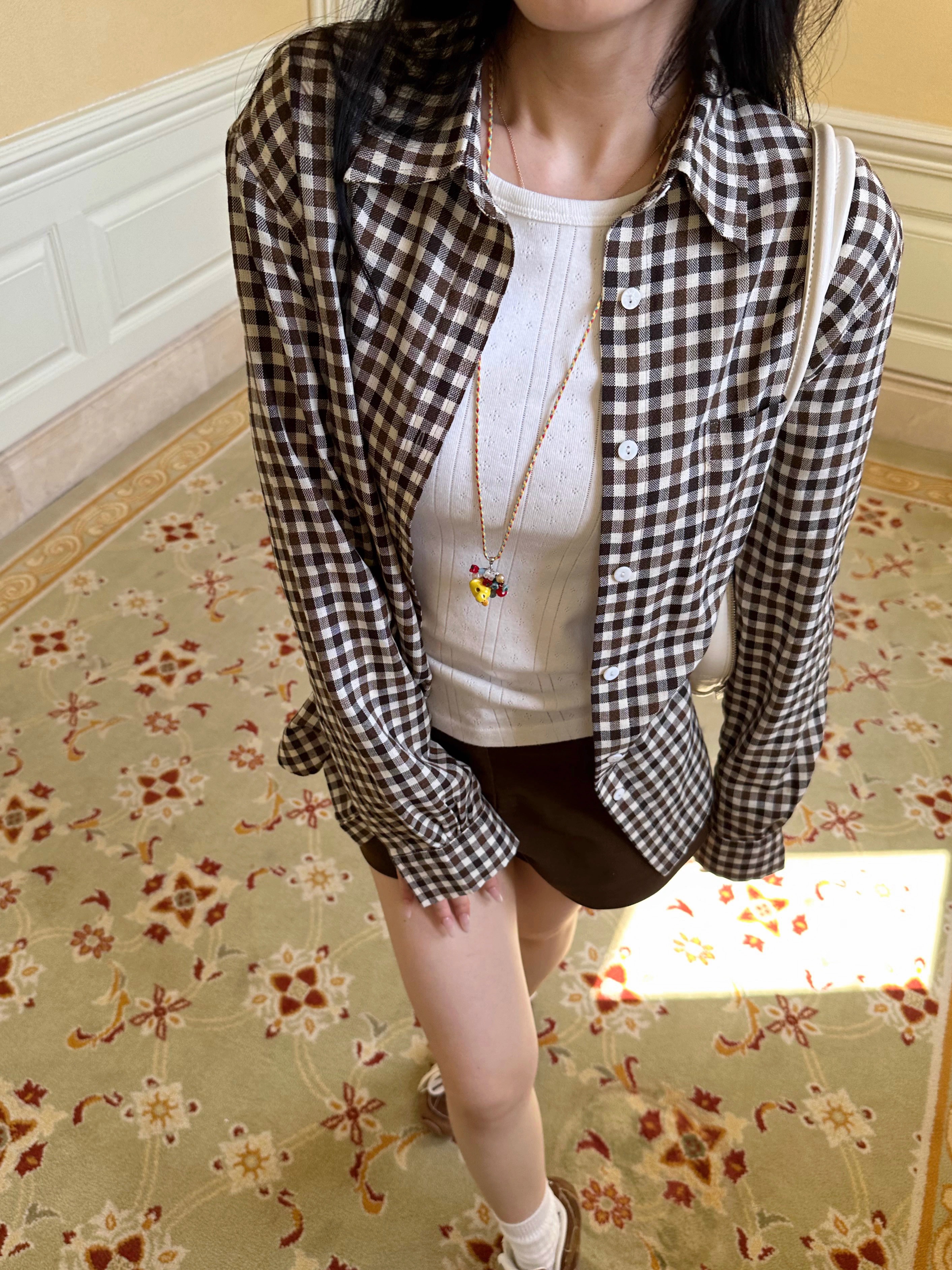 Autumn Coffee Layering Top - 5 Shades of Coffee Color Blend for Effortless Style - Perfect for Cozy Fall Outfits