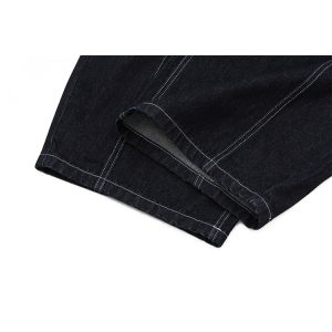 Baggy Style American Denim Wide-Leg Pants - Trendy Three-Dimensional Design for a Casual 90s Look
