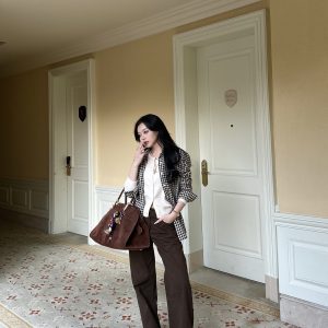 Baggy Work Pants for Women | 100% Cotton Straight-Leg Wide-Leg Trousers | Flattering Fit in Two Colors | Y2K Style