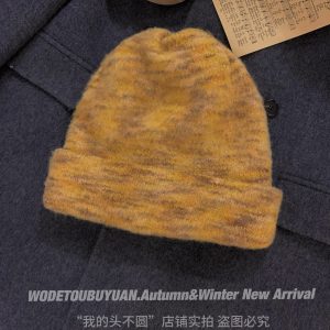 Big Head Circumference Knitted Hat for Women - 'My Head Is Not Round' 2024 Winter Wool Beanie for a Slimming Look