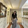 Black and White Checkered Long Pants & Shorts - Rustic Cute Style, 100% Organic Cotton, Fairy Tale Inspired, Eco-Friendly Fashion