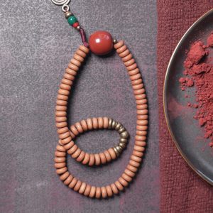 Bohemian Double Circle Sandalwood Bead Bracelet for Women & Men - Retro Ethnic Style Hand Accessory