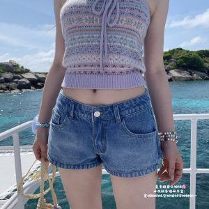 Bright Blue Wide Leg Shorts for Women - Flattering Design to Show Off Slim Legs - Summer Trendy Fashion