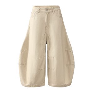 Casual Loose Three-Quarter Machete Pants for Summer 2025 - Trendy American Style Shorts