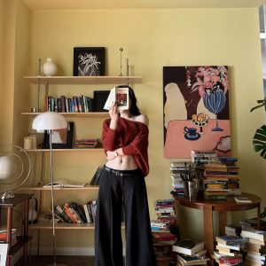 Charismatic Queen's Wide-Leg Woolen Trousers in 420g Thick Twill Wool – Chic 90s-Inspired Fashion Essential