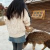 Chunky Knit Sweater for Women | 40% Wool 10% Cashmere | Casual Holiday Style | Cozy Winter Fashion