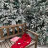 Chunky Knit Vintage Red Scarf and Gloves Set | Cozy Winter Accessories | 90s Inspired Fashion Statement