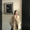 Classic Fit Double-Breasted Short Trench Coat for Women - Early Spring Fashion, Timeless Style, Versatile Outerwear