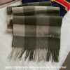 Classic Plaid Color-Blocking Warm Scarf - Versatile High-End Neck Gaiter for Autumn and Winter in Korean Style