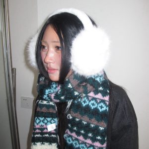 Classic Retro Fair Isle Wool Blend Scarf for Women - Warm Winter Neck Warmer, Versatile INS Style Accessory