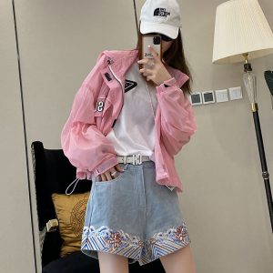 Colorful Ethnic Embroidery Denim Shorts for Women - Stylish Summer Versatile Trendy Fashion, Perfect for Festival and Casual Wear