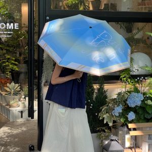 Compact Folding Sun Umbrella, Dual-Use for Sun and Rain, Lightweight Summer Umbrella for Outdoor Use