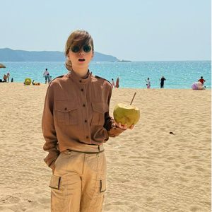 Cool Stylish Women's Spring Jacket with Unique Design - Trendy Layering Piece for Y2K and Korean Style Fashion