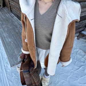 Cozy Little Bear Story Winter Fur Jacket | Windproof and Warm | Atmospheric 90s Style Outerwear