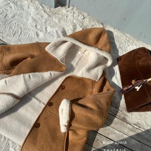 Cozy Little Bear Story Winter Fur Jacket | Windproof and Warm | Atmospheric 90s Style Outerwear