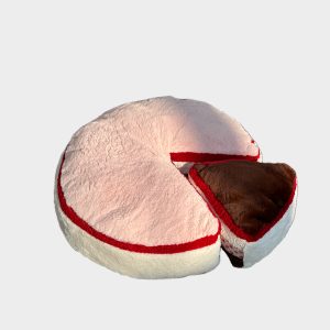 Creative Cake Cut Pillow Cushion for Sofa - Cute Living Room Decor, Unique Birthday Gift
