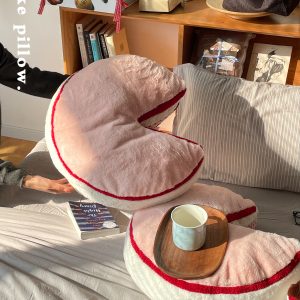 Creative Cake Cut Pillow Cushion for Sofa - Cute Living Room Decor, Unique Birthday Gift