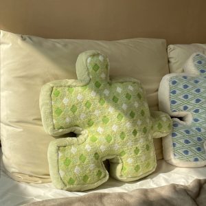 Creative Large Puzzle Pillow - Cute Lumbar Sofa Cushion for Home Decor, Perfect Birthday Gift