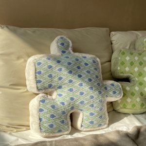 Creative Large Puzzle Pillow - Cute Lumbar Sofa Cushion for Home Decor, Perfect Birthday Gift
