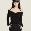 Cross-Twist Halter Top for Women - Korean Style Fashion - Trendy and Chic Design for a Stylish Look