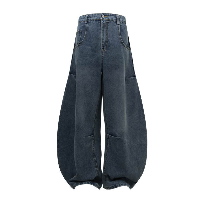 Curved Blade Wide-Leg Jeans - 2025 New Style, Popular Trendy Machete Pants for a Chic Y2K Look