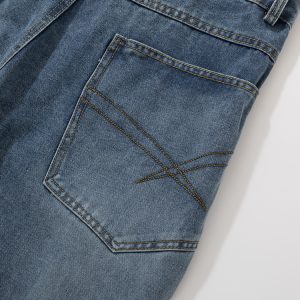 Curved Blade Wide-Leg Jeans - 2025 New Style, Popular Trendy Machete Pants for a Chic Y2K Look