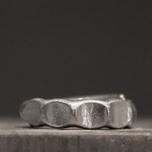 Curved Tail Flower Handmade Silver Ring - Vintage Ethnic Artistic Design for Men and Women, Perfect for Boho and Y2K Styles
