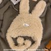 Cute Big-Eyed Dog Plush Bucket Hat for Women - Winter Fisherman's Hat with Ear Protection, Warm and Adorable Design