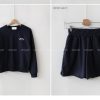 Cute Casual Violet Spring Pastel Light Purple Cotton Sweatshirt Set - Korean Style, Perfect for 90s and Y2K Fashion Lovers