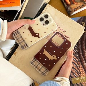 Cute Puppy Gallery Phone Case for iPhone 16 Pro Max - Original Protective Cover, Adorable Design, Pet Lover Accessory