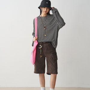 Detachable Two-Way Retro Heavy-Duty Straight-Leg Work Pants for Women - Loose Slim-Fit Casual Long Pants and Shorts