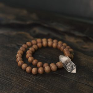 Double Circle Sandalwood Bracelet for Women & Men - Personalized Retro Trendy Fidget Jewelry
