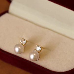 Elegant Pearl Earrings for Women - High-End Light Luxury Design, Chic Lady Style Accessories for Special Occasions