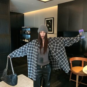 Elegant Street Black Motorcycle PU Leather Wide-Leg Pants for Women - Casual Loose Fit for Spring & Winter Fashion