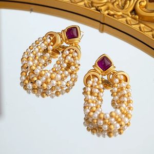 Elegant Tassel Pearl Earrings for Women - High-End Niche Design Jewelry, Chic Ear Accessories for Special Occasions