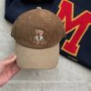 Embroidered Little Bear Baseball Cap for Women - 2024 New Style Duckbill Hat for Small Head Circumference, Cute Casual Accessory