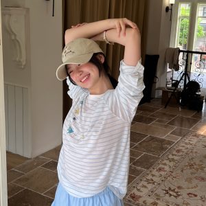 Embroidered Love of Life Baseball Cap - Versatile Soft Duckbill Hat for Small Faces - Casual Fashion Accessory