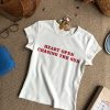 Energy Slogan T-Shirt with Flocking Print - Good Vibes Graphic Tee for Positive Energy, Trendy Streetwear Style