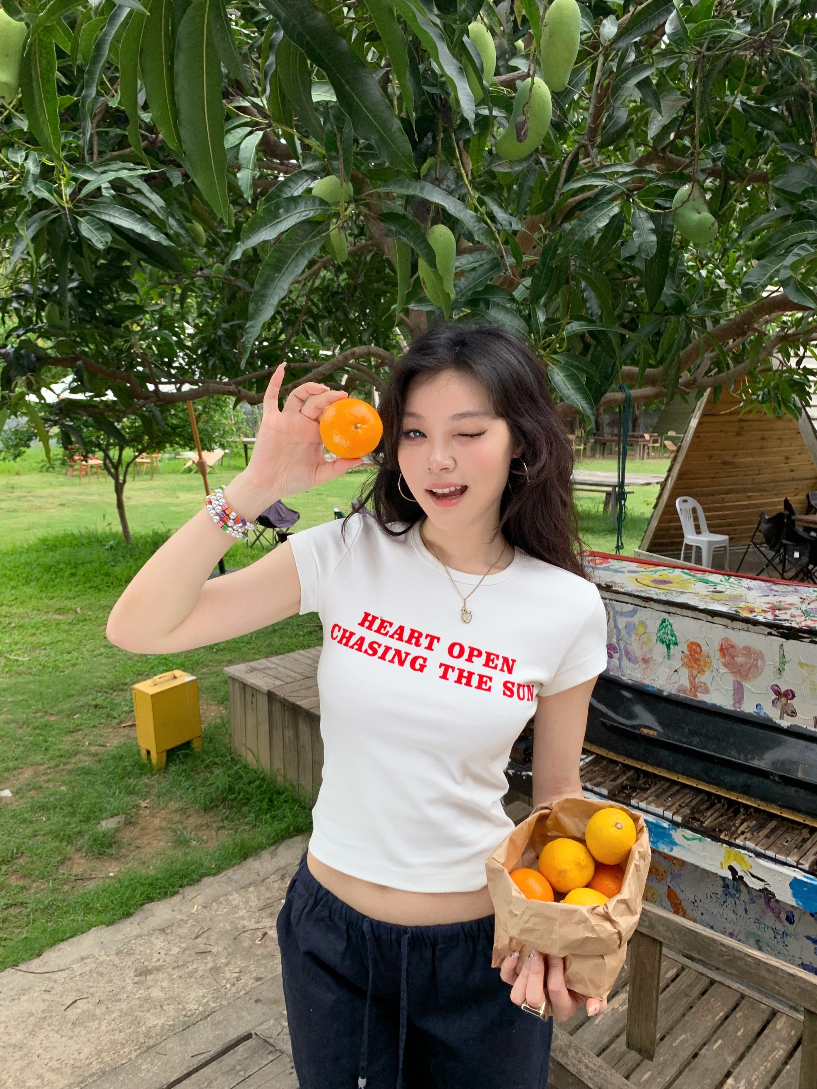 Energy Slogan T-Shirt with Flocking Print - Good Vibes Graphic Tee for Positive Energy, Trendy Streetwear Style