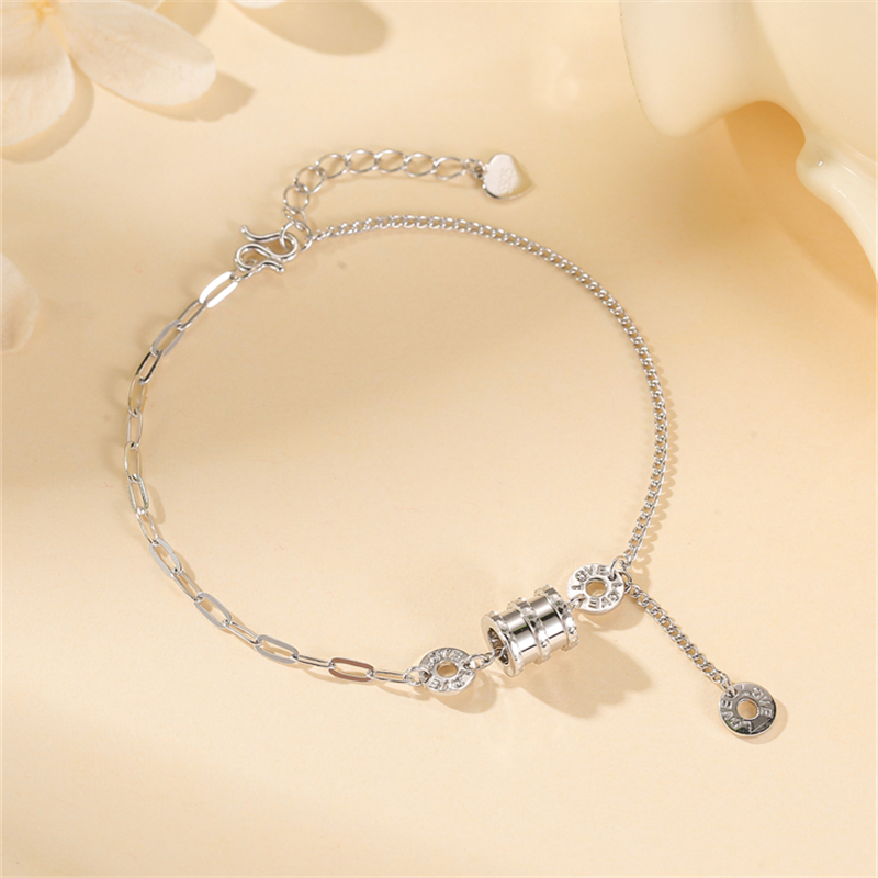 Exquisite S925 Pure Silver Small Waist Bracelet Brooch for Women - Classy High-End Jewelry Accessory