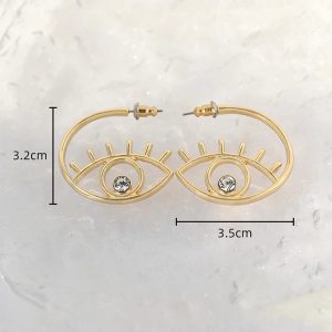 Fashionable Exaggerated Earrings for Women - Versatile European American Style, Trendy 2024 Accessory